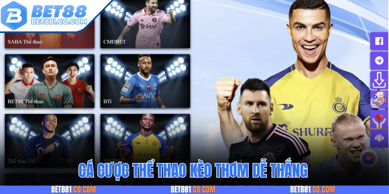 Cá cược thể thao kèo thơm dễ thắng